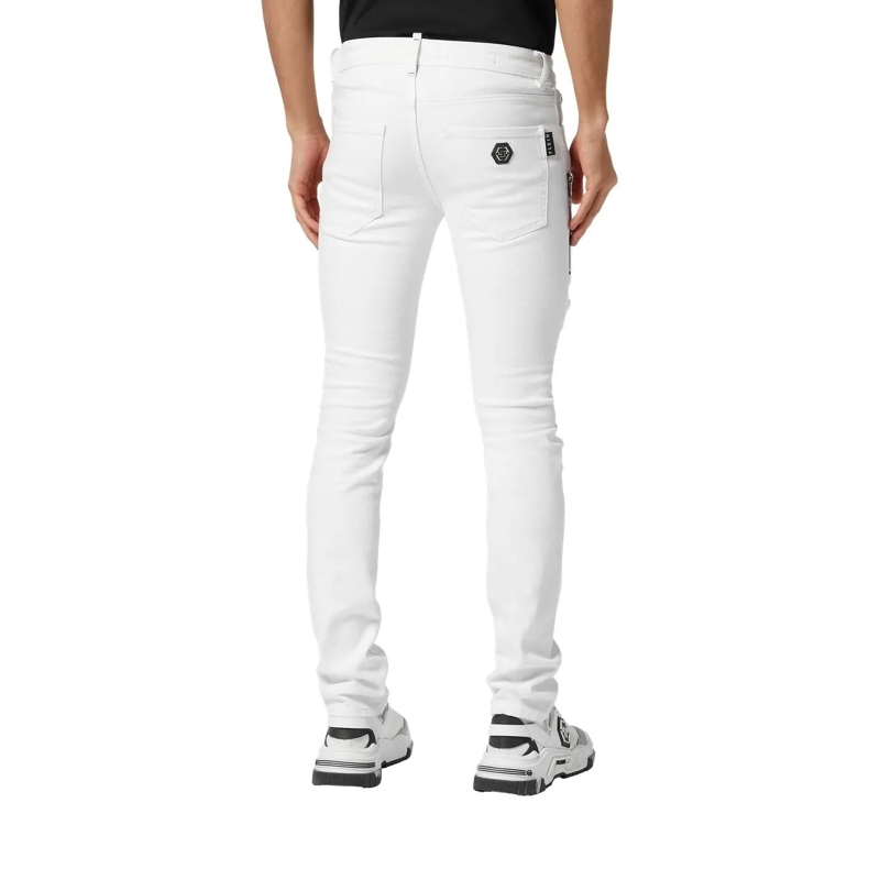 Philipp Plein Jeans Jeans Slim Fit Rock Star weiss(Image 2)