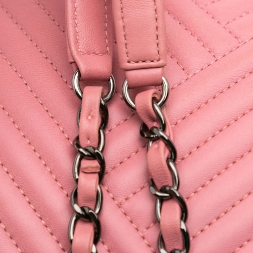 Chanel Sac à bandoulière 2015-2016 Medium Lambskin CC Crossing Flap rose (Image 2)