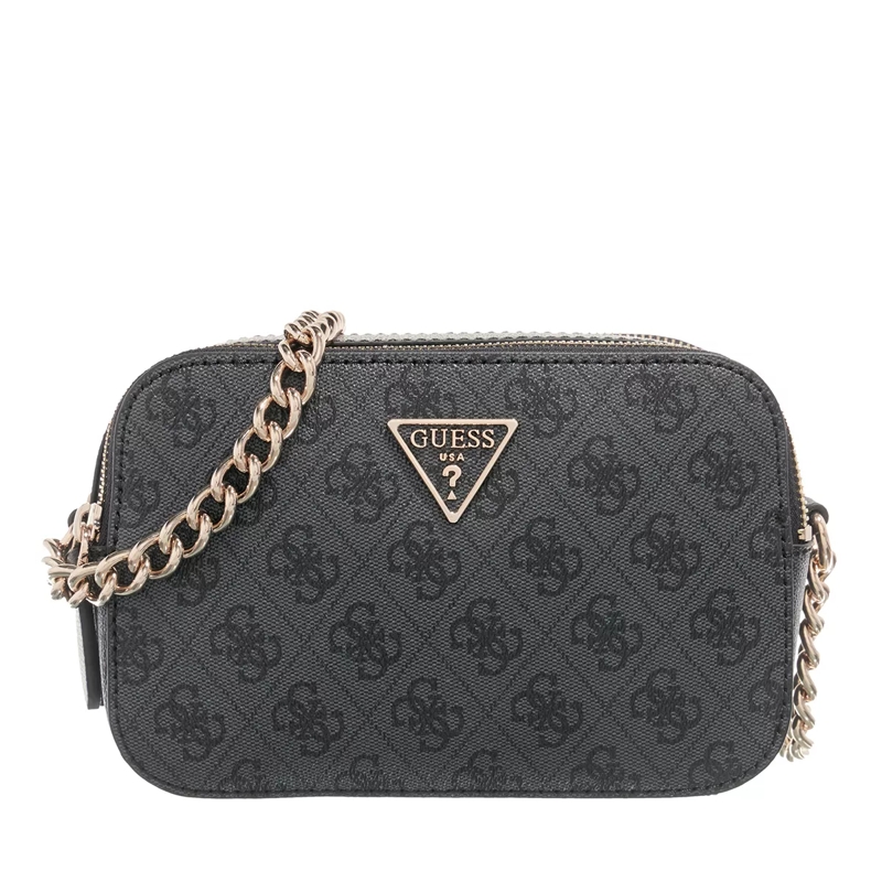 Guess Crossbody Bag Noelle Crossbody Camera Coal Logo