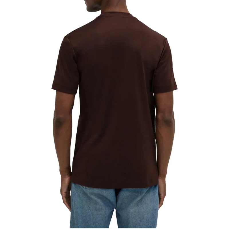 VALENZA T-Shirt Valenza Interlock Supima T-shirts Donkerbruin 1001 braun(Image 7)
