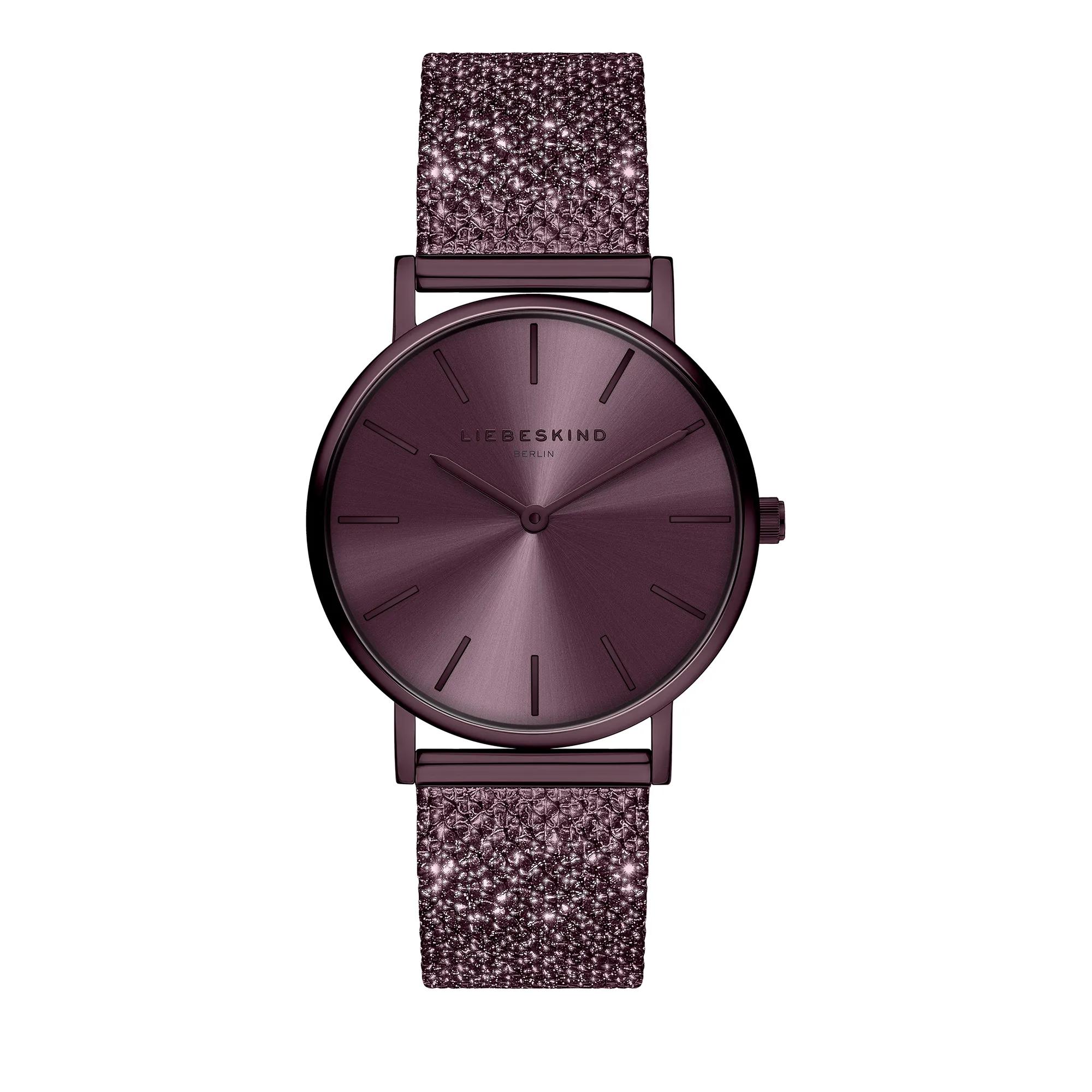 Liebeskind Berlin Uhren - Edelstahl Armbanduhr - Gr. unisize - in Lila - für Damen und Herren