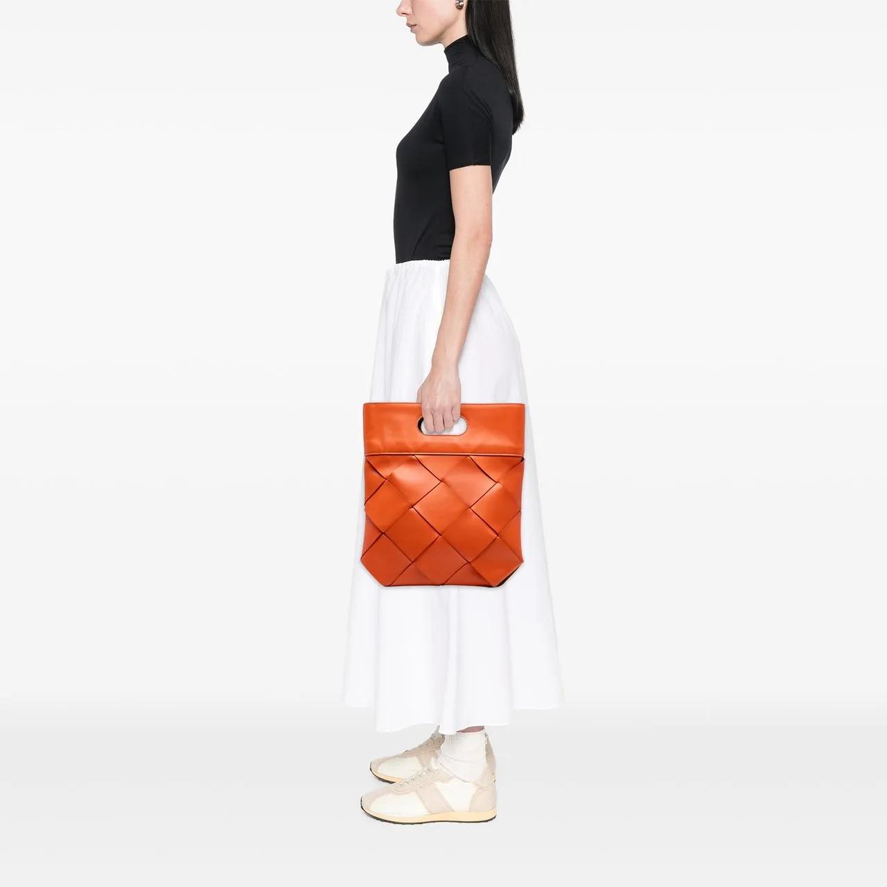 Thumbnail - Bottega Veneta Shopper - Small French Calfskin Slip Tote - Gr. unisize - in Orange - für Damen