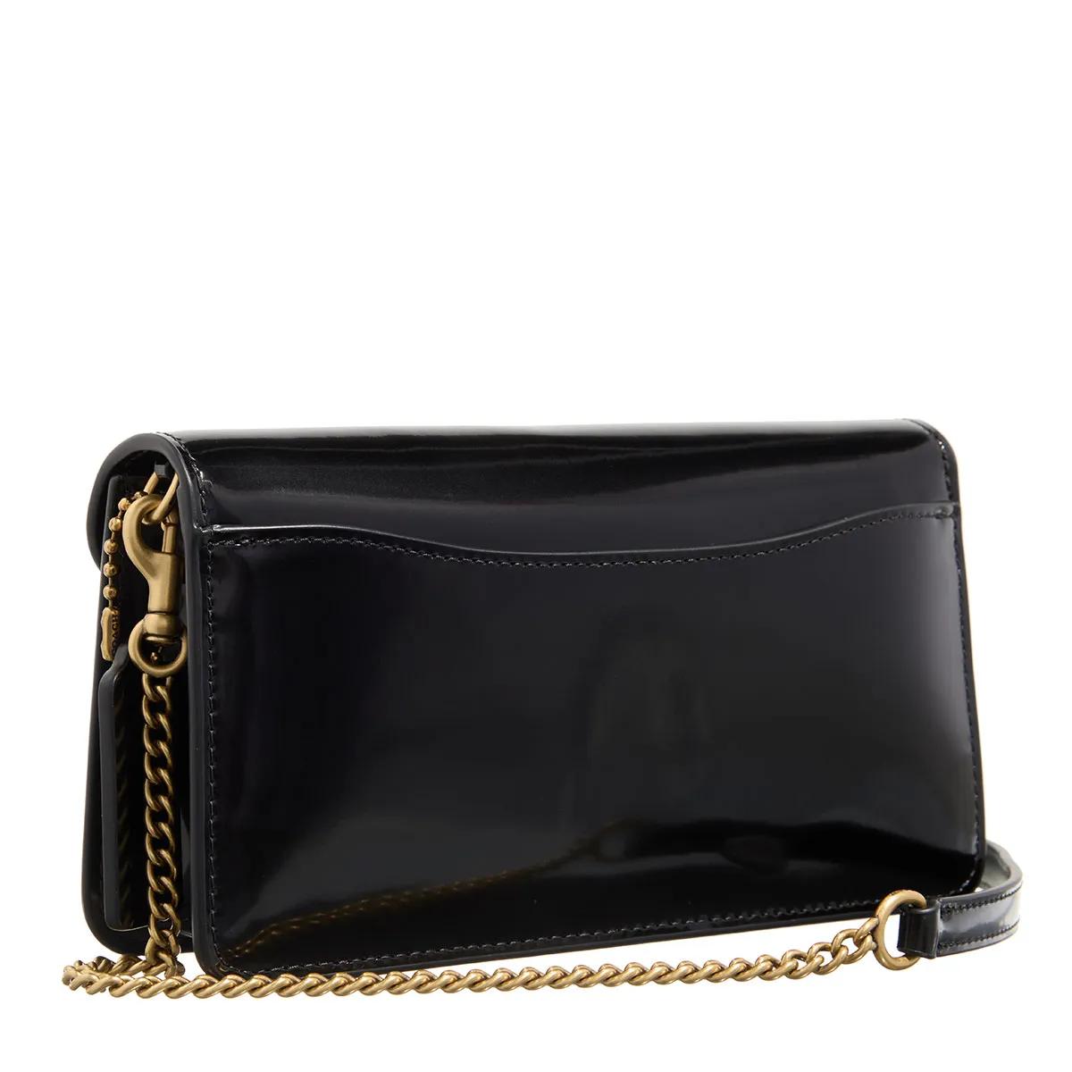 Coach Crossbody bags Spazzolato Leather Tabby Chain Clutch in zwart