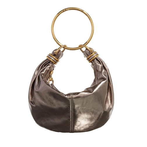 Chloé Hobo Bag Bracelet Bag Shiny Grey