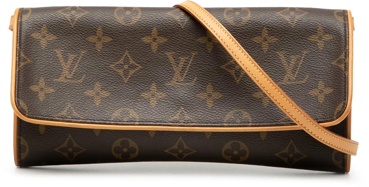 Louis Vuitton Hobo Bags - Monogram Pochette Twin GM - Gr. unisize - in Braun - für Damen