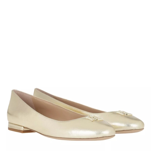 Lauren Ralph Lauren Gisselle Casual Flats Pale Gold Pantofola ballerina