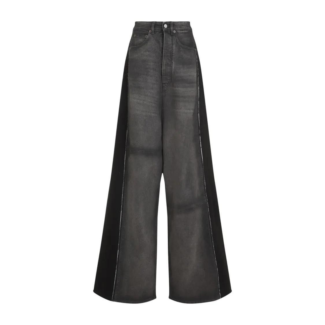 MM6 Maison Margiela - Black Cotton Jeans - Größe 25 - schwarz