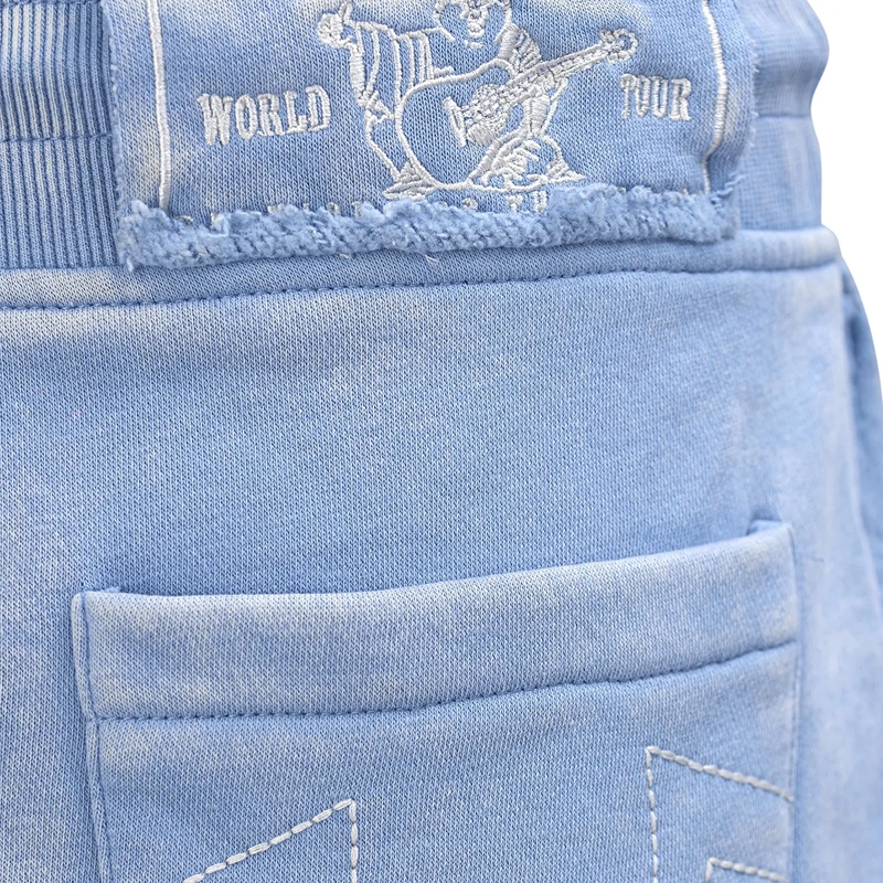 True Religion Minirock Mini-Rock VINTAGE WASH hellblau(Image 5)