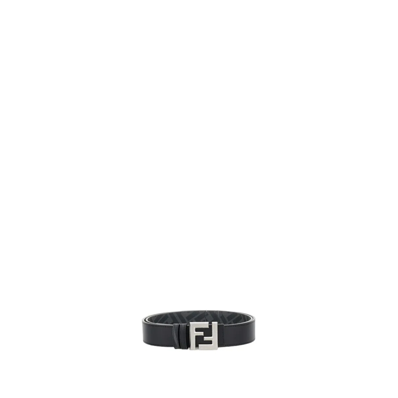Fendi Gürtel Ff' Buckle Belt Black