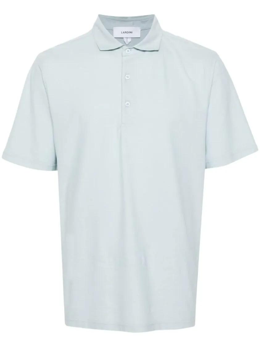 Lardini - Light Blue Polo Shirt - Größe L - blau