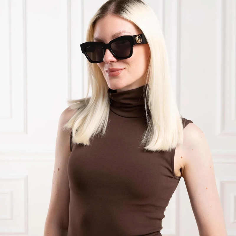 Gucci Sonnenbrille GG1422S BLACK-BLACK-GREY(Image 2)