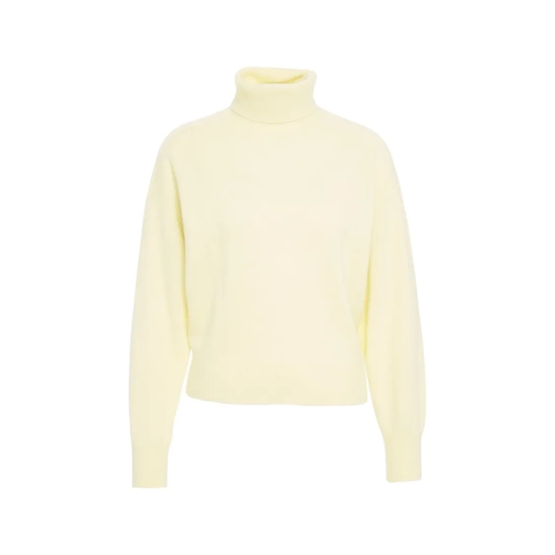 Mvm Trui met col Refined Knit Turtleneck Sweater Neutrals