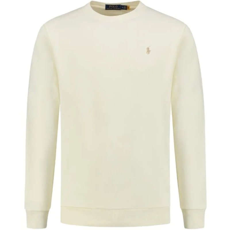 Ralph Lauren Sweatshirt Sweater with embroidered logo beige