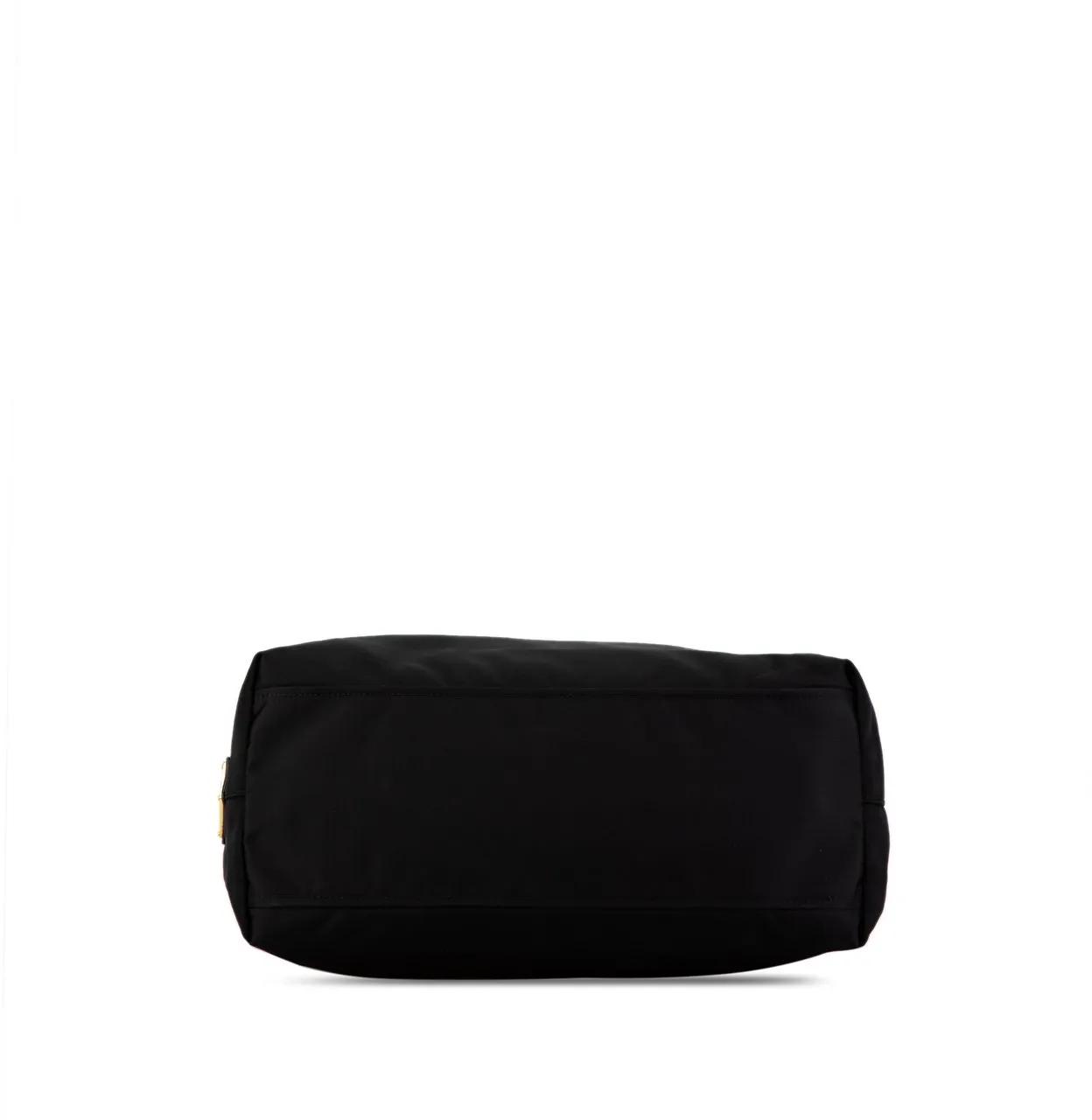 Thumbnail - Prada Shopper - 2013-2024 Tessuto Canapa Logo Bow Tote - Gr. unisize - in Schwarz - für Damen