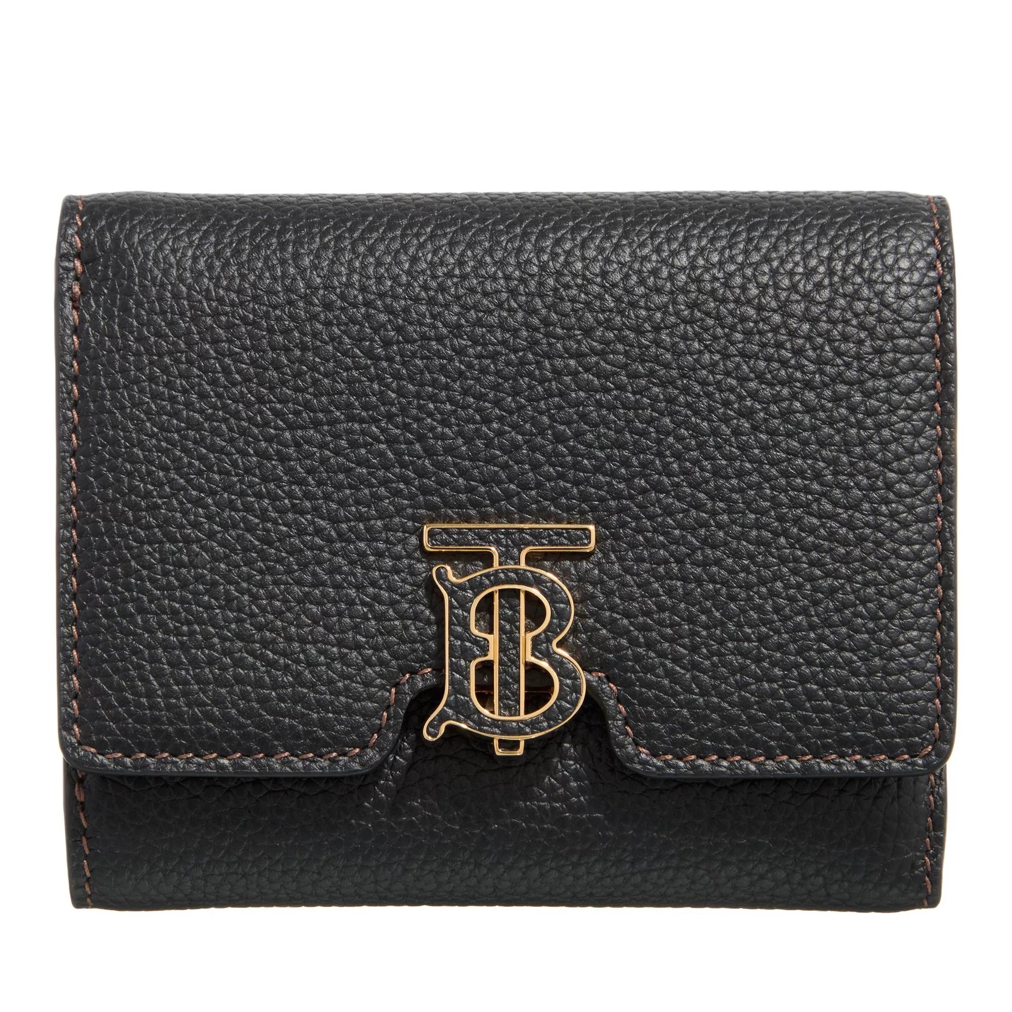 Burberry Portemonnaie - Granat Leather Wallet - Gr. unisize - in Schwarz - für Damen