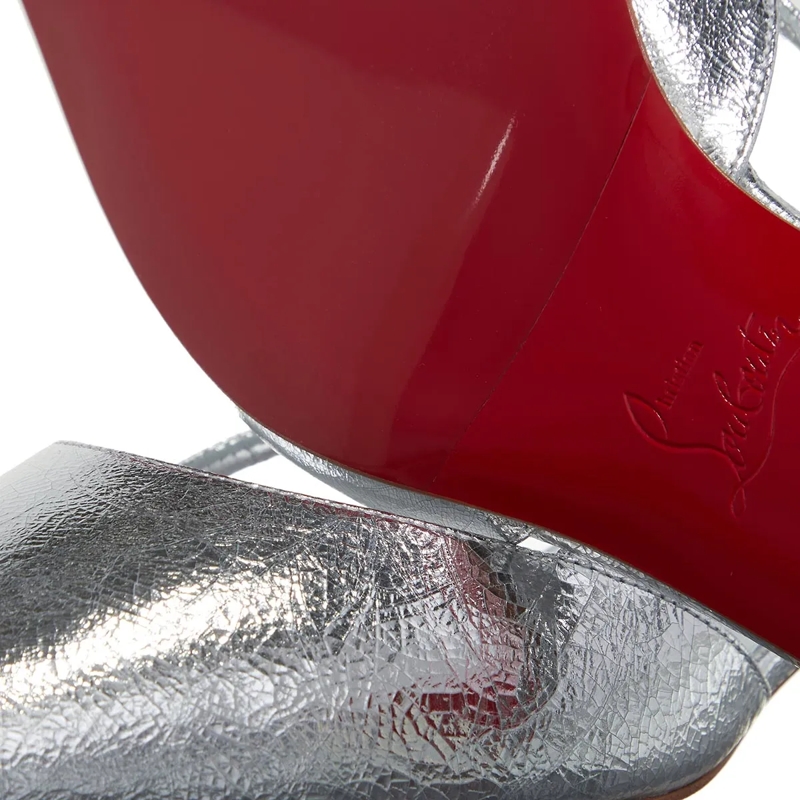 Christian Louboutin Pumps Miss Z Slingina Silver(Image 5)