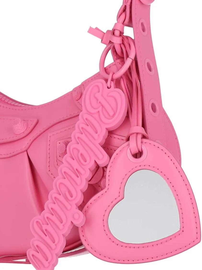 Balenciaga Hobo bags Mini 'Le Cagole Xs' Bag – Fuchsia in roze