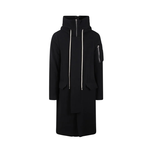 Rick Owens Parka-Mäntel Megaparka Black