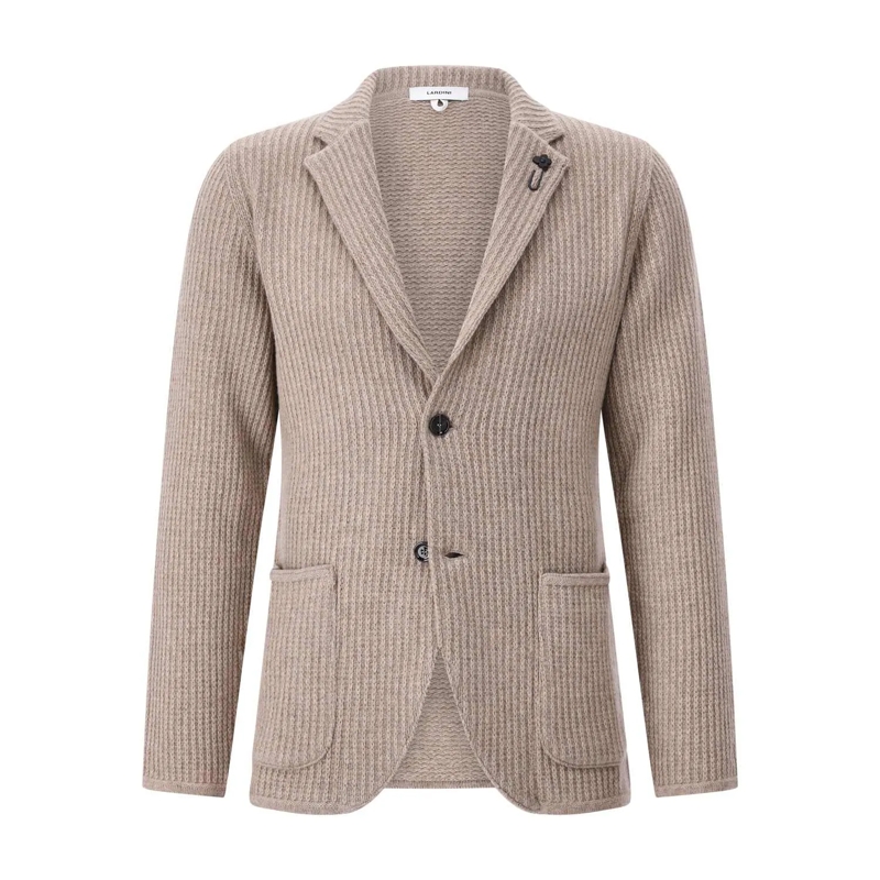 Lardini Anzugjacke Sakko aus Kaschmir Beige