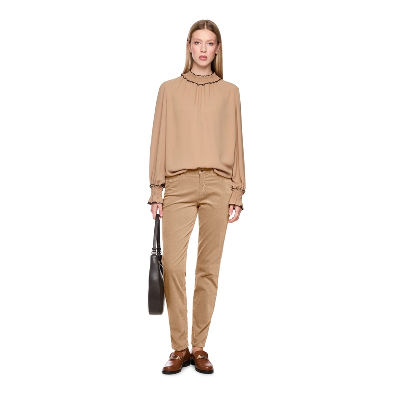 Marc Cain Stoffen broek Hose SILEA tannin(Image 2)