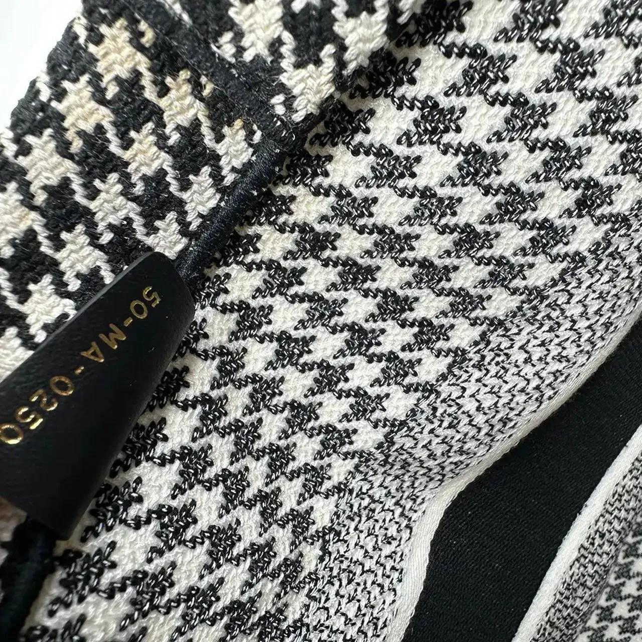 Thumbnail - Christian Dior Shopper - Dior Booktote medium houndstooth black white/ very - Gr. unisize - in Schwarz - für Damen