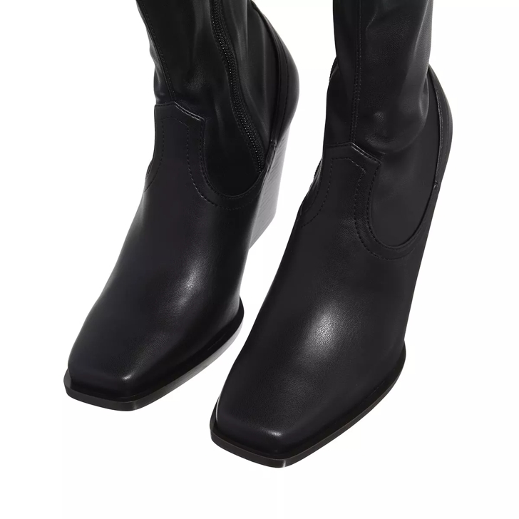 Black cowboy dress boots online