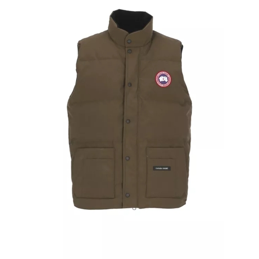 Canada Goose Army Green Padded And Quilted Husky Green 