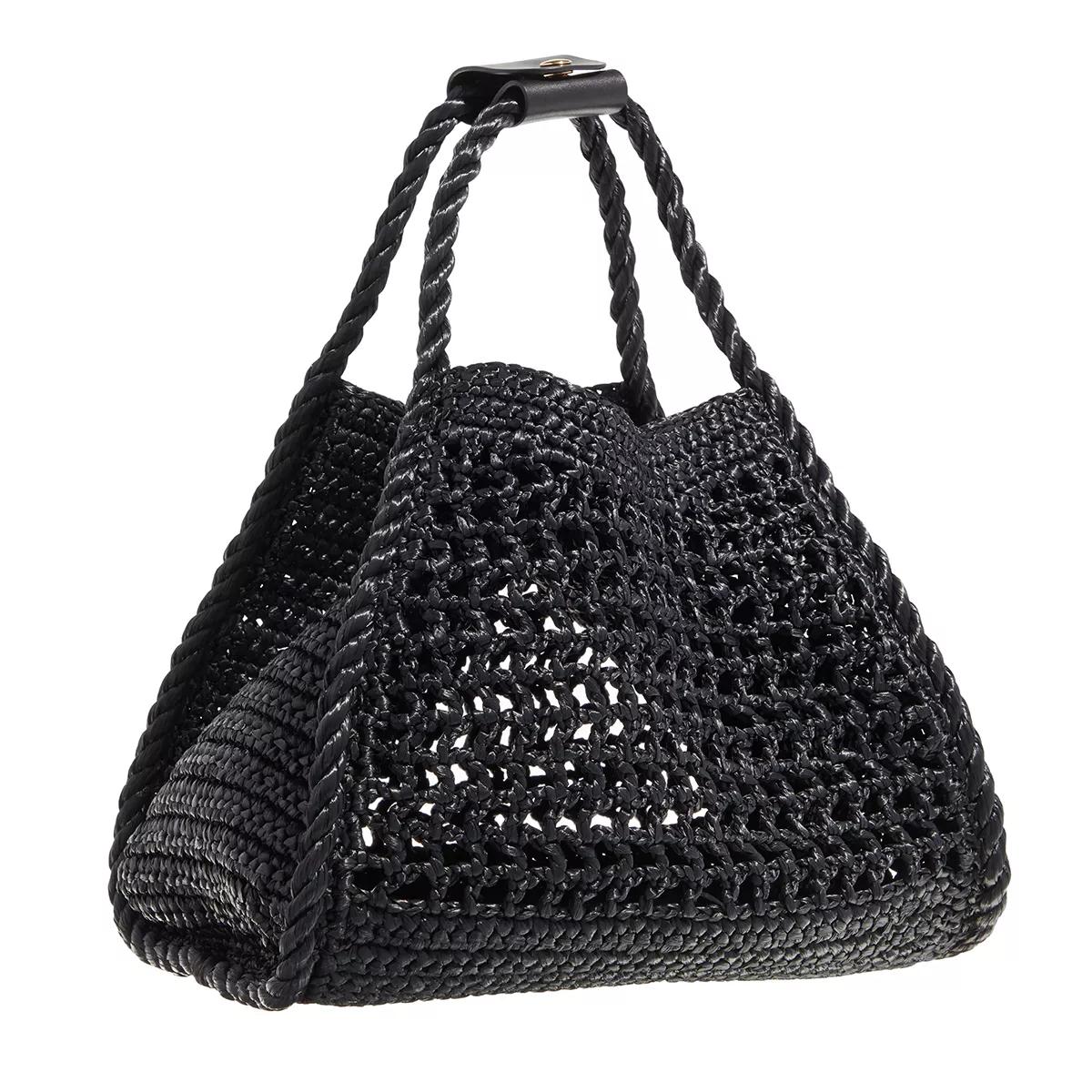 Max Mara Totes Basket Marine S in zwart