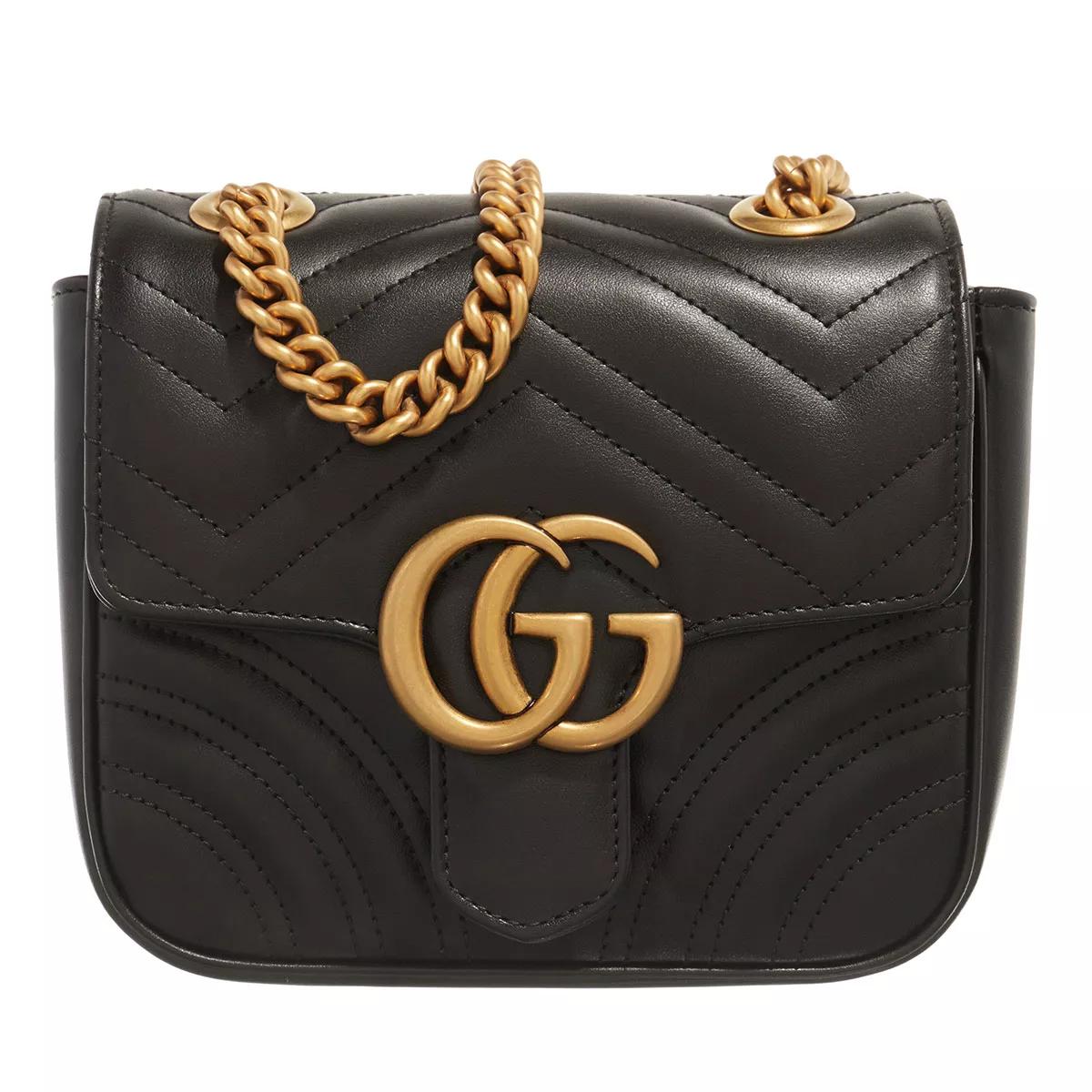 Gucci Crossbody Bags - GG Marmont Mini Shopper - Gr. unisize - in Schwarz - für Damen