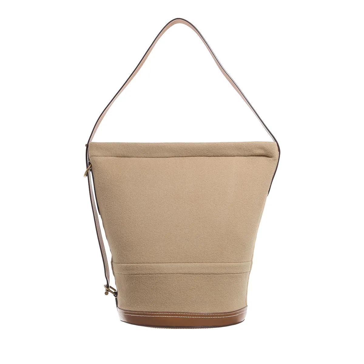 Polo Ralph Lauren Beuteltasche - Bucket Bag Medium - Gr. unisize - in Braun - für Damen