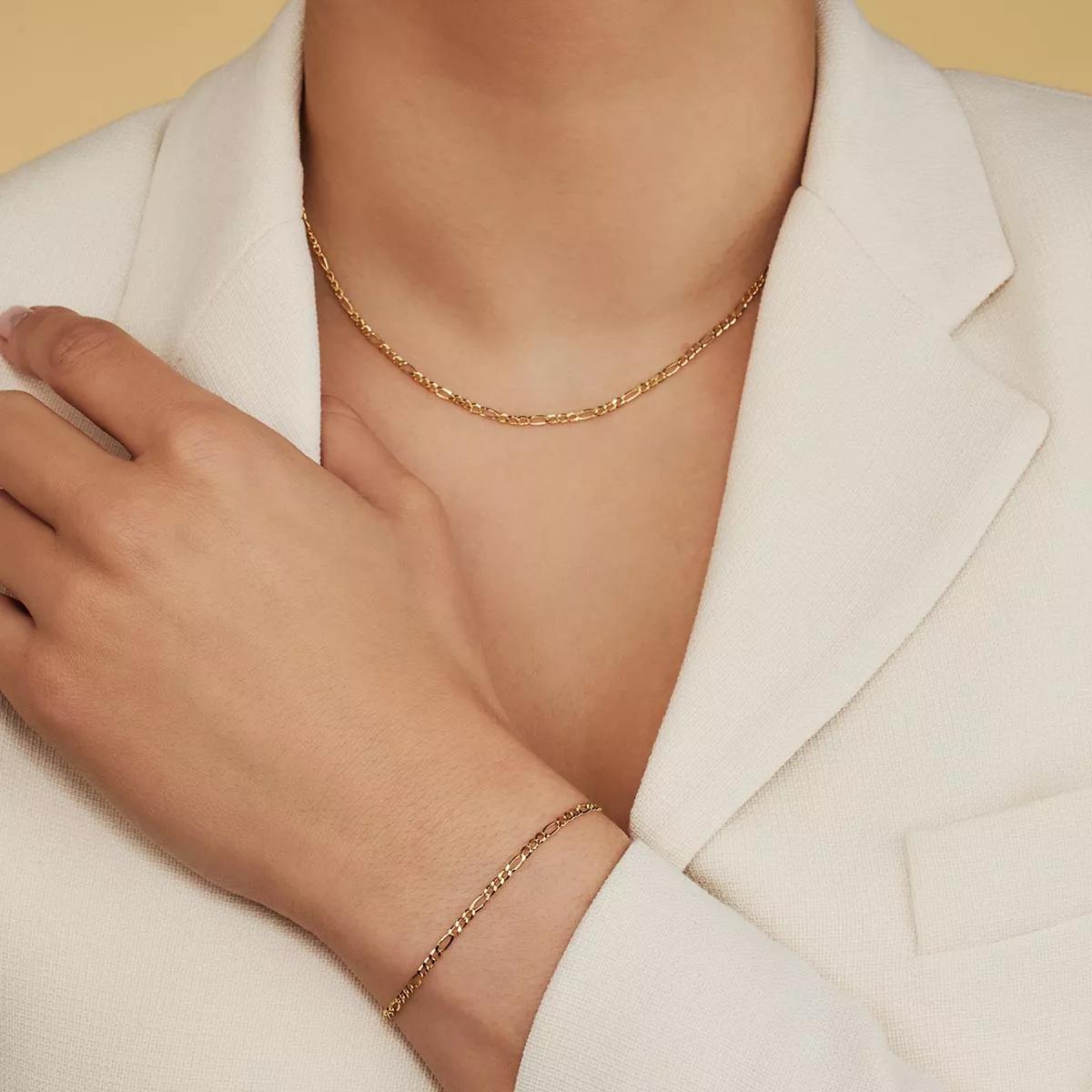 Thumbnail - Isabel Bernard Halskette - Rivoli Nina 14 karat necklace with royal link - Gr. unisize - in Gold - für Damen