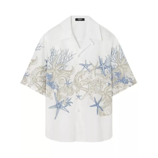 Versace White Barocco Sea Shirt White 