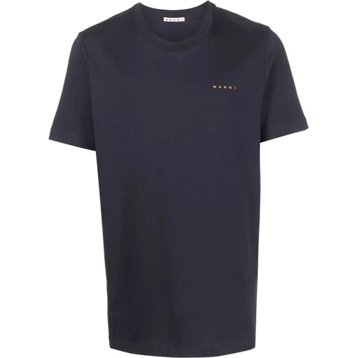 Marni T-shirts Marni Cotton Logo T-Shirt schwarz