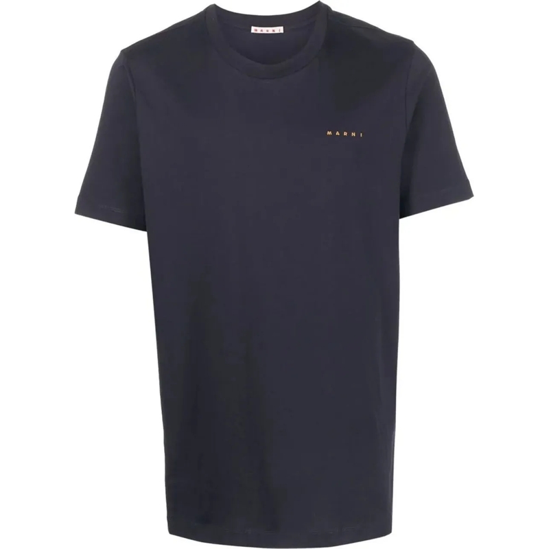 Marni T-shirt Marni Cotton Logo T-Shirt schwarz