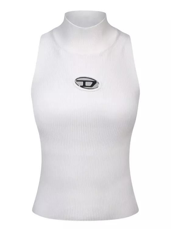 Diesel - Knitted Top - Größe M - white