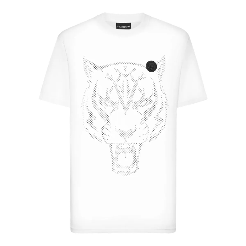 Plein Sport T-Shirt T-Shirt Tiger weiss