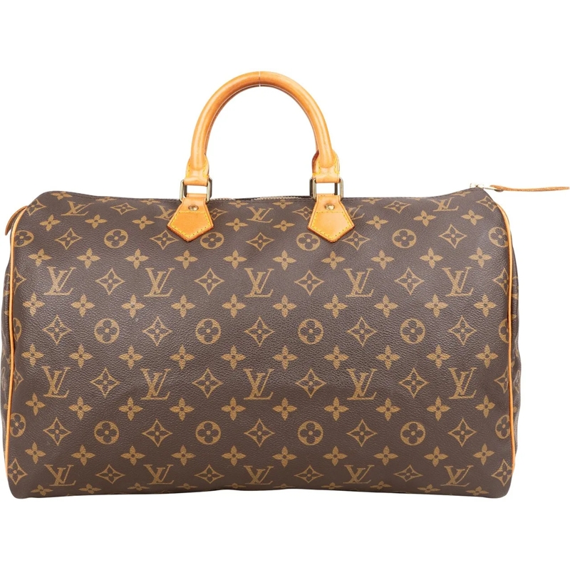 Louis Vuitton Tote Louis Vuitton Canvas Monogram Speedy 40 Handbag braun