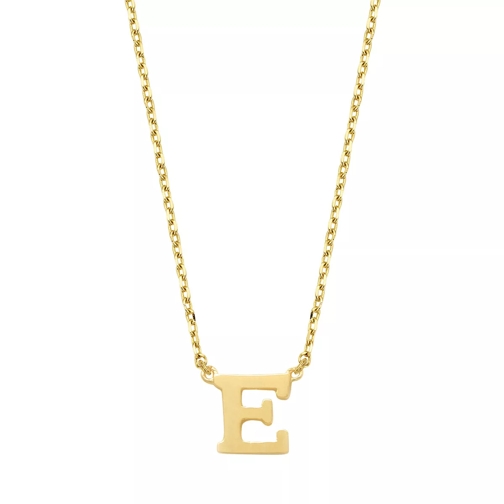 Isabel Bernard Medium Halsketting Le Marais Chloé 14 Karat Initial Necklace Letter E Gold