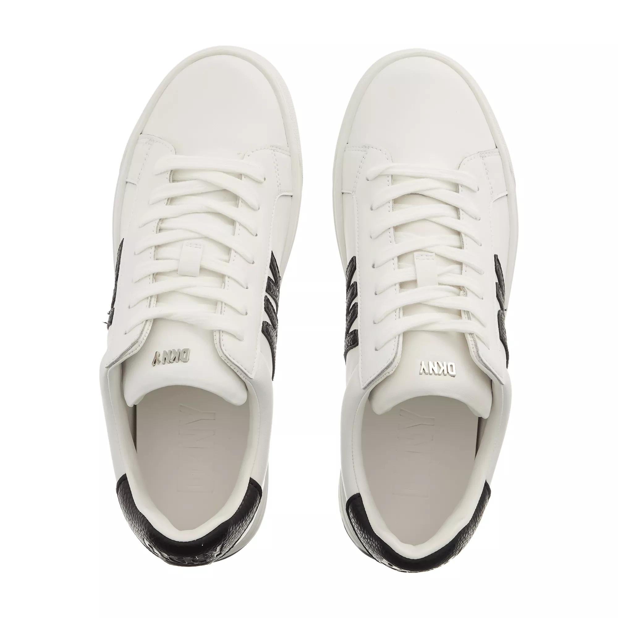 DKNY Abeni - Lace Up Sneaker - Brt White/black