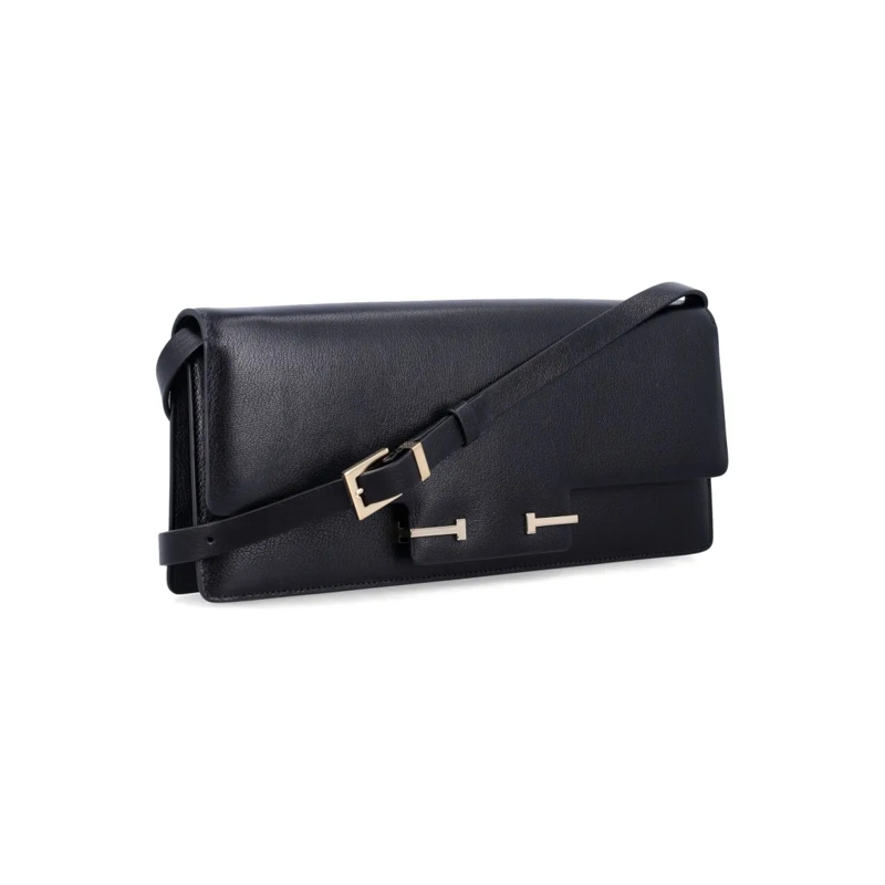 Tom Ford Schultertasche Double T Shoulder Bag Black