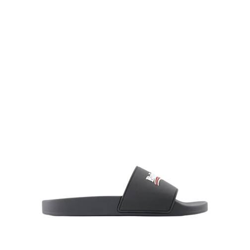 Balenciaga Pool Sandals - Synthetic - Black Black Sandaler