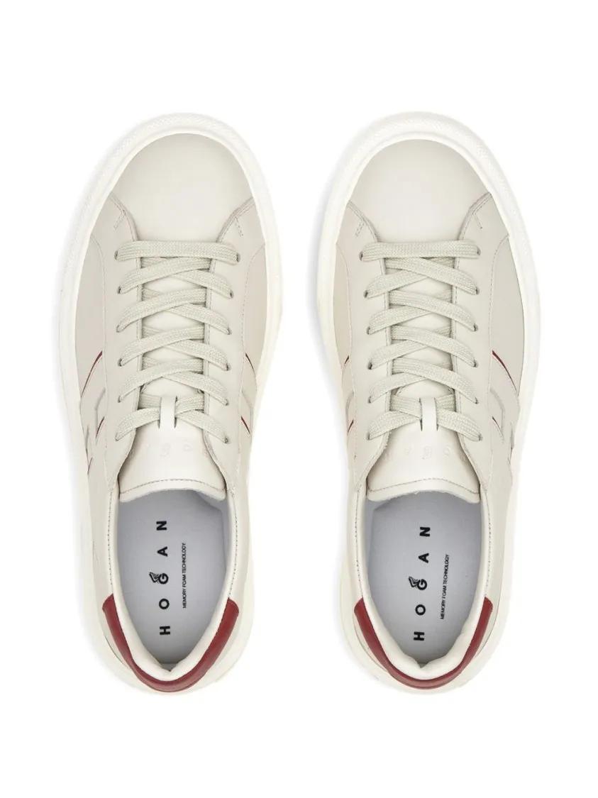 Thumbnail - Hogan Low-Top Sneaker - Low-Top Sneakers With Silk And Nylon Upper - Gr. 11 - in Grau - für Damen