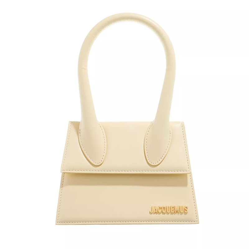 Jacquemus Satchel Le Chiquito Moyen Top Handle Bag Leather Ivory
