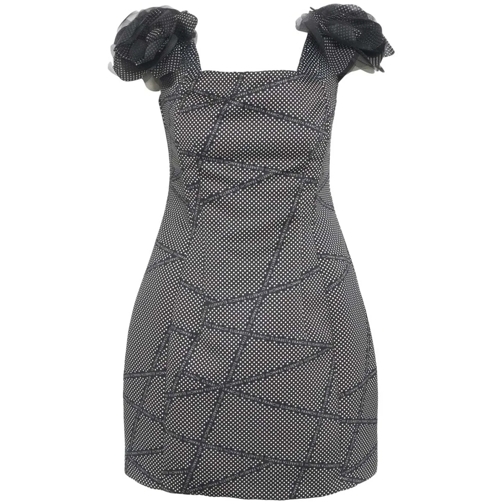 Elisabetta Franchi Robes midi Duchesse mini dress schwarz
