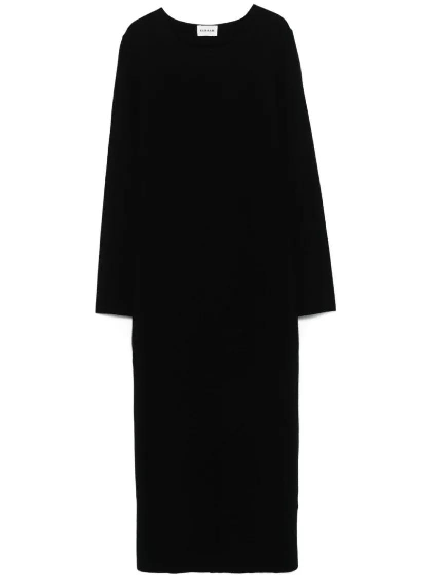 P.A.R.O.S.H. - Black Wool Dress - Größe XL - schwarz