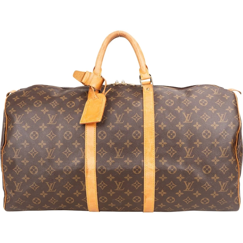 Louis Vuitton Tote Louis Vuitton Canvas Monogram Keepall 55 braun