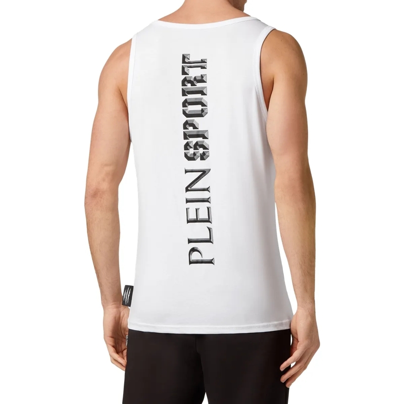Plein Sport Top Tanktop Tiger weiss(Image 3)