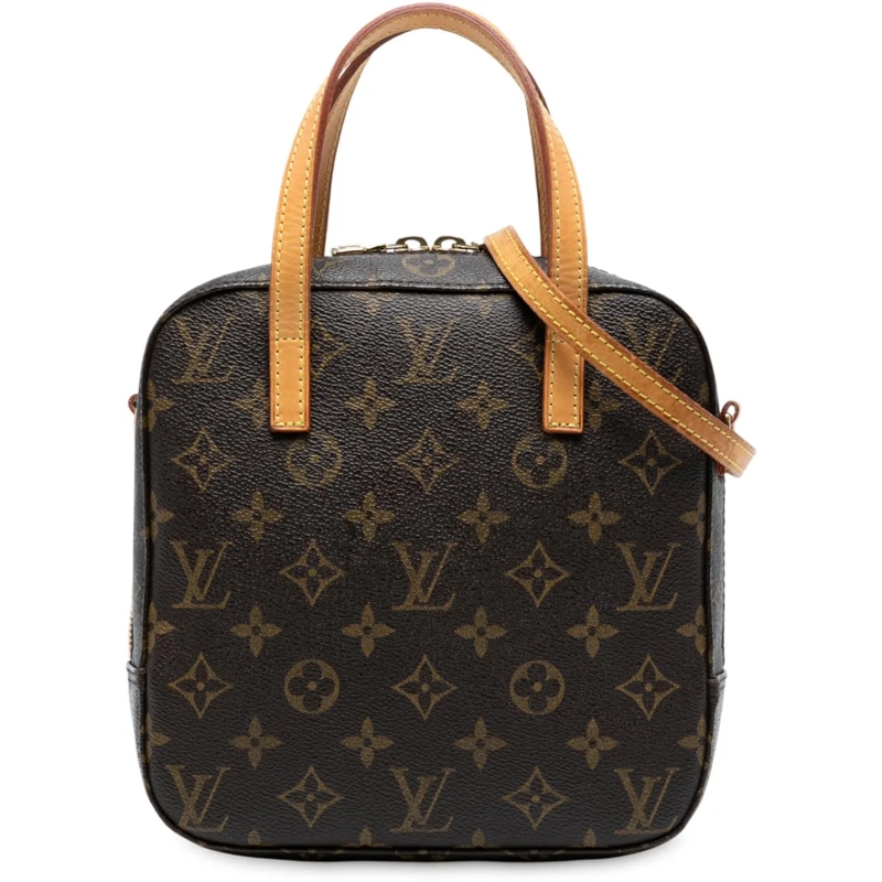 Louis Vuitton Schultertasche Monogram Spontini braun