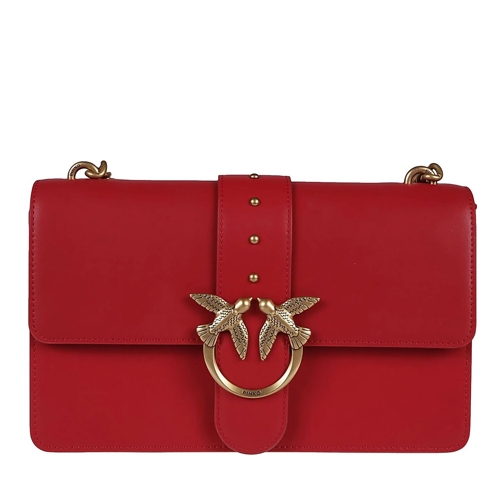 Pinko Tote Love One Classic Simply Bag Red rot