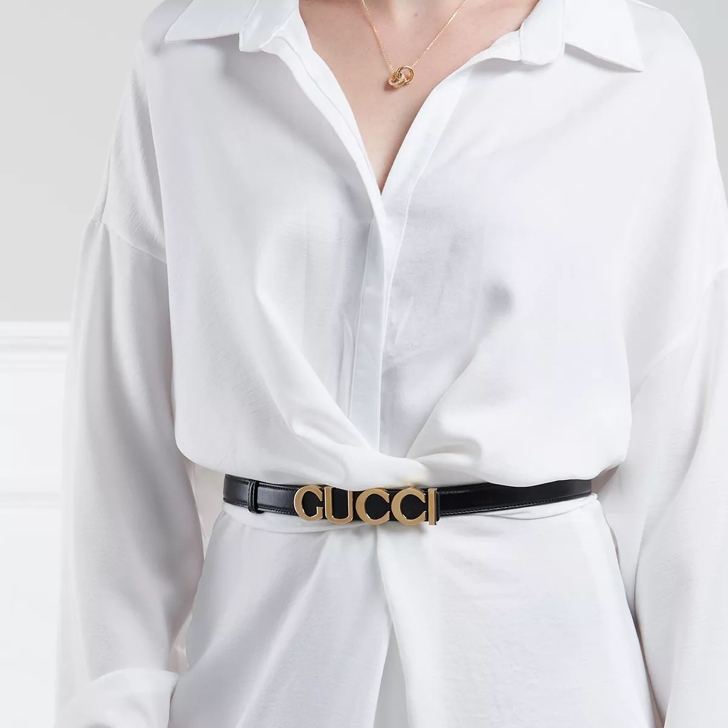 Gucci belt white on sale women's